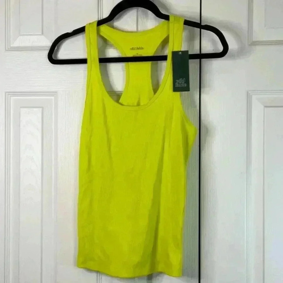 Wild Fable Green Ribbed Henley Tank Top Medium - Picture 1 of 6